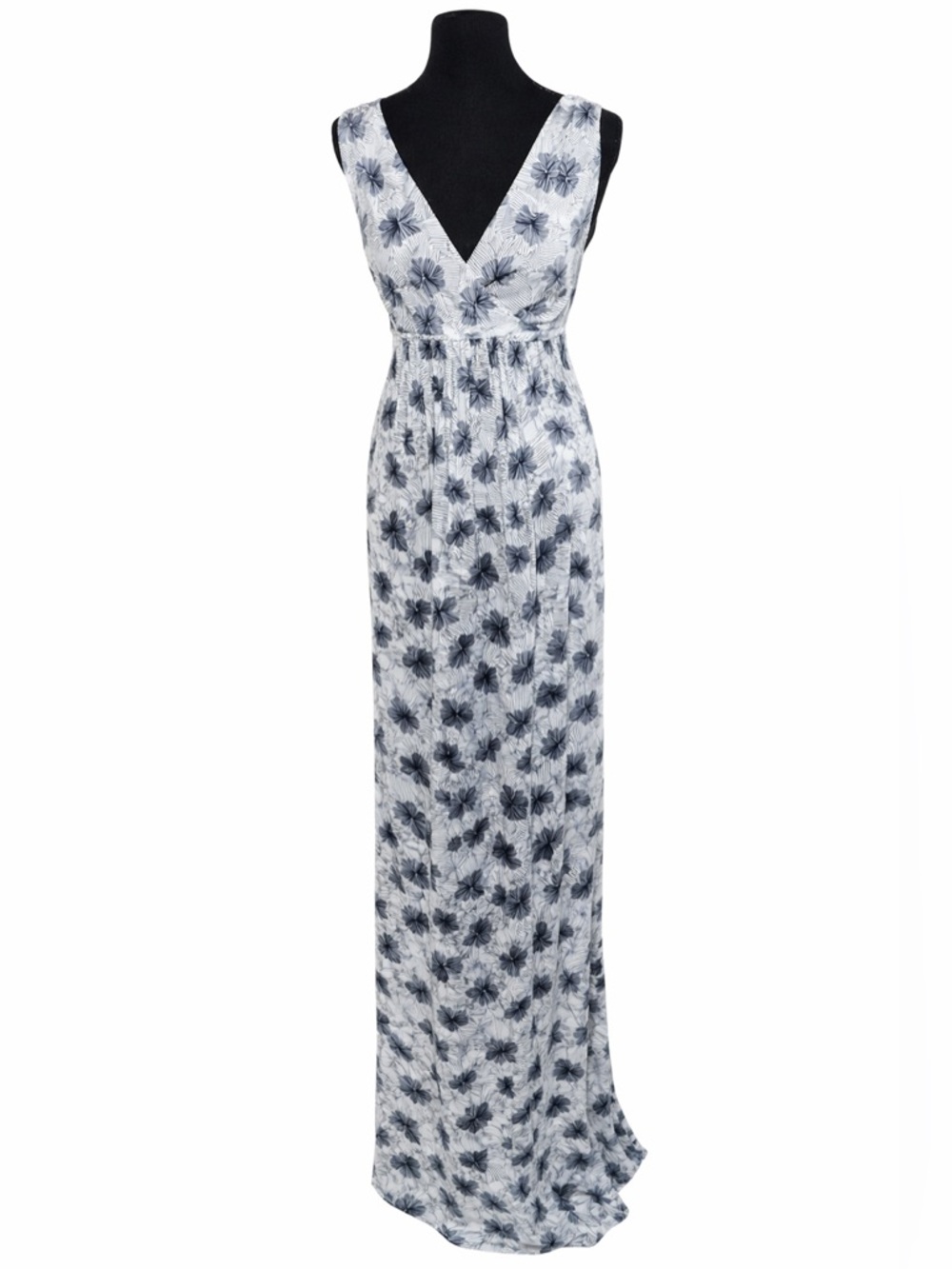 Liquid‎ NY Maternity Maxi Dress Silk Blend Fairycore Boho Baby Shower Medium